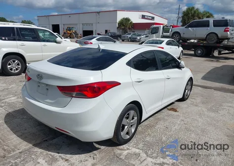 2013 Hyundai Elantra Gls from USA, damaged, VIN 5NPDH4AE3DH352008